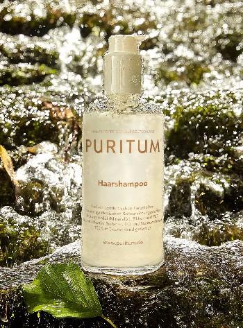 Puritum Natürliches Haarshampoo in Glasflasche 200ml - 0
