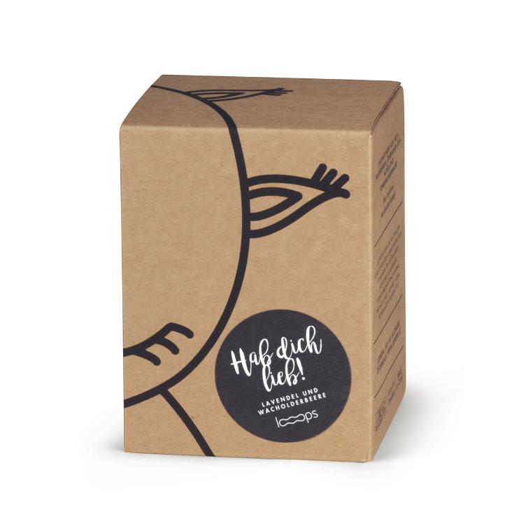 Looops Duftkerze Hab Dich lieb 350ml - 0