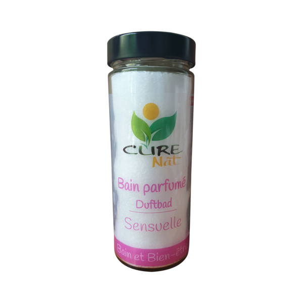 CureNat Badesalz - Sensuelle / Sinnlichkeit mit YlangYlang Blütenöl 550gr