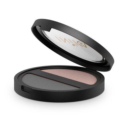 INIKA Pressed Mineral Eye Shadow - DUO Black & Sand - 0