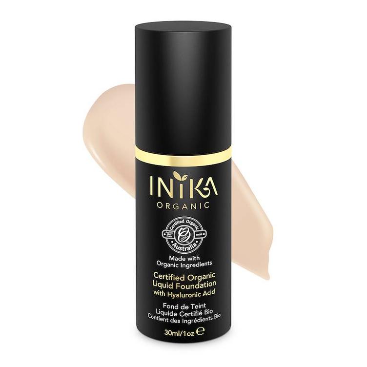 INIKA Certified Organic Liquid Foundation - Porcelain 30ml