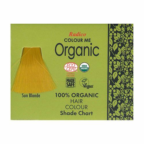 RADICO COLOUR ME ORGANIC Pflanzenhaarfarbe - Sonnenblond 100gr