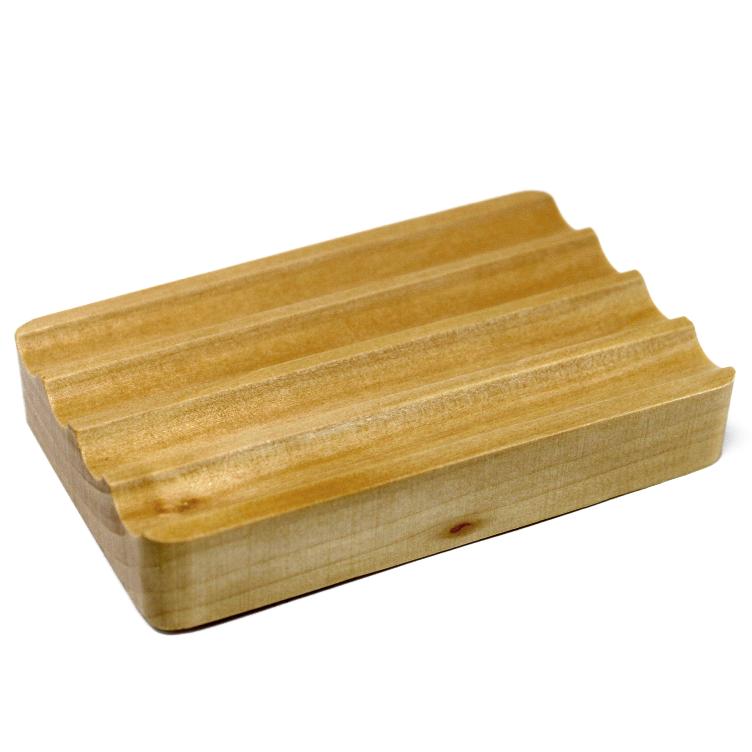 Seifenschale aus Pappelholz