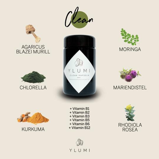 Ylumi CLEAN KAPSELN 60 Stk. vegan - 0