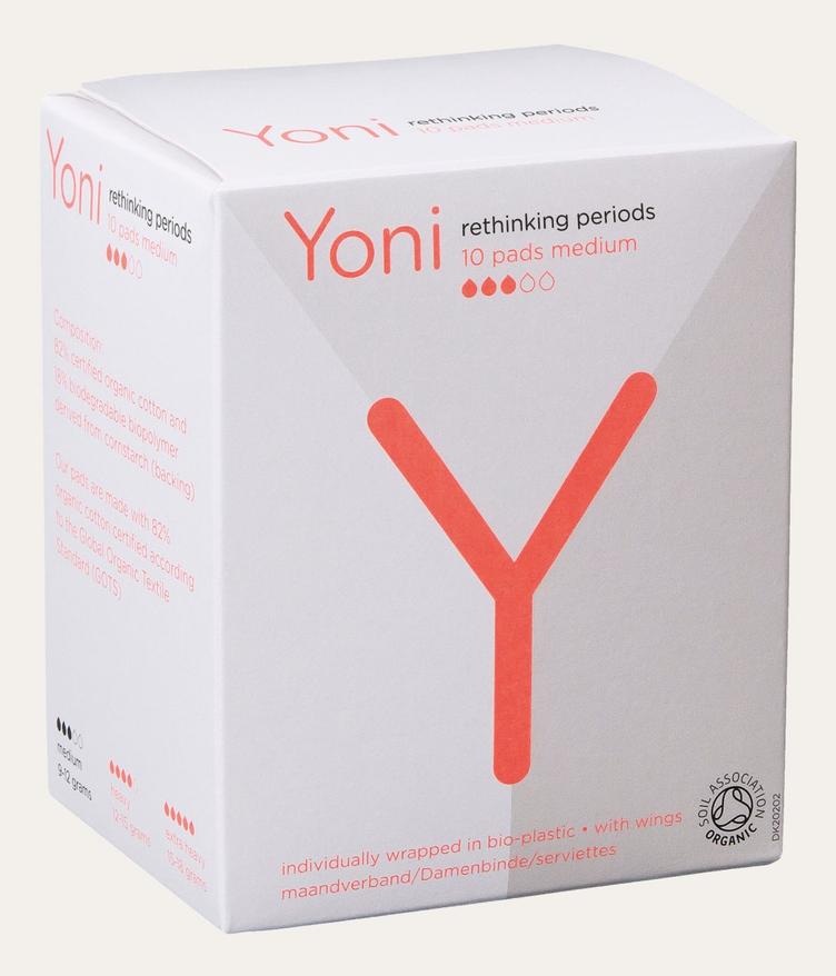 Yoni Binden Bio-Baumwolle - Medium 10 Stk.