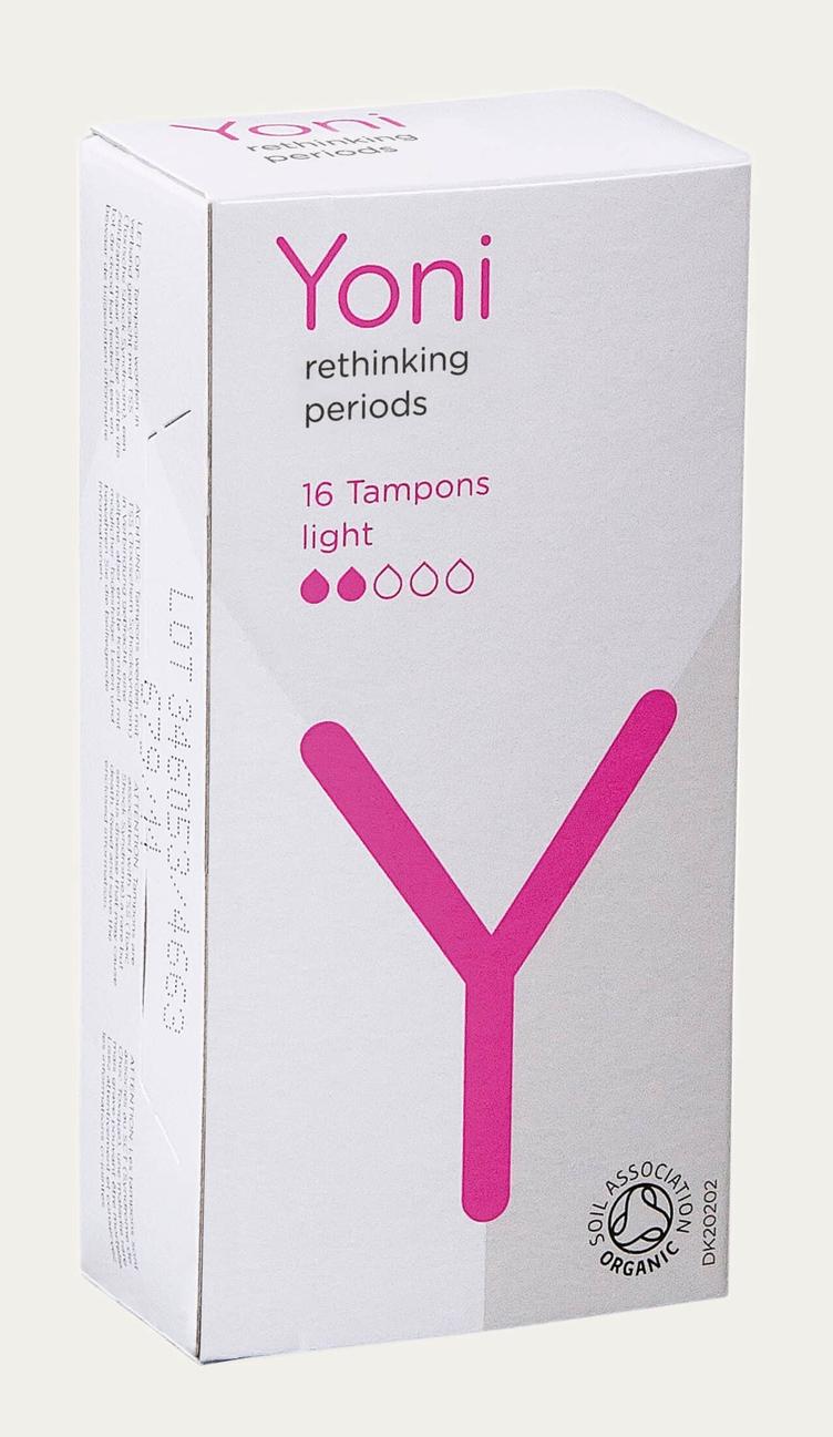 Yoni Bio-Baumwoll Tampons light 16 Stk.
