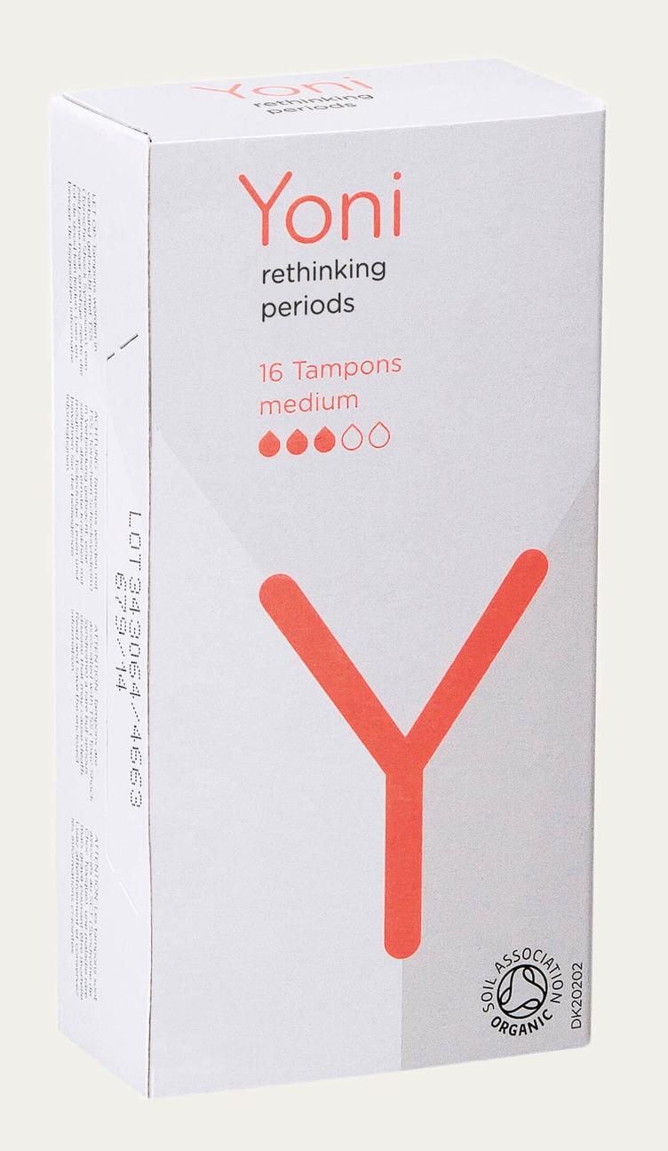 Yoni Bio-Baumwoll Tampons medium 16 Stk.