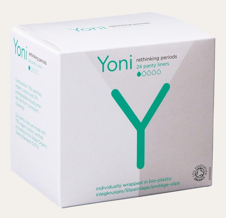 Yoni Slipeinlagen Bio-Baumwolle 24 Stk.